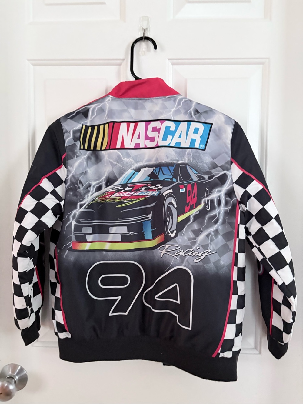 NASCAR Kids' Racing Jacket - Black & Red 10/12